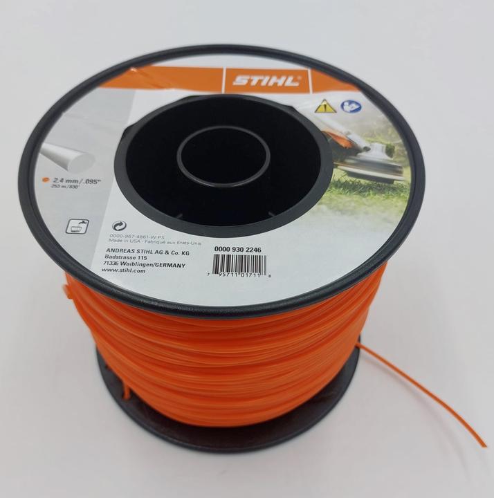 Immagine prodotto Stihl Linea di taglio originale 2,4 mm x 253 m (Pioniere delle erbacce, Lenza per tagliabordi + rocchetto di lenza)