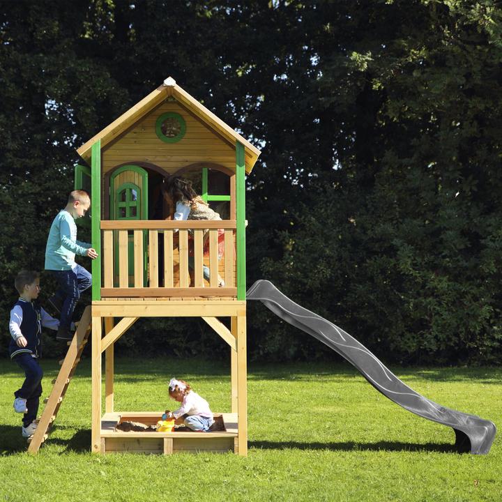 Actual product image Axi Sarah Playhouse Brown / Green - Gray Slide