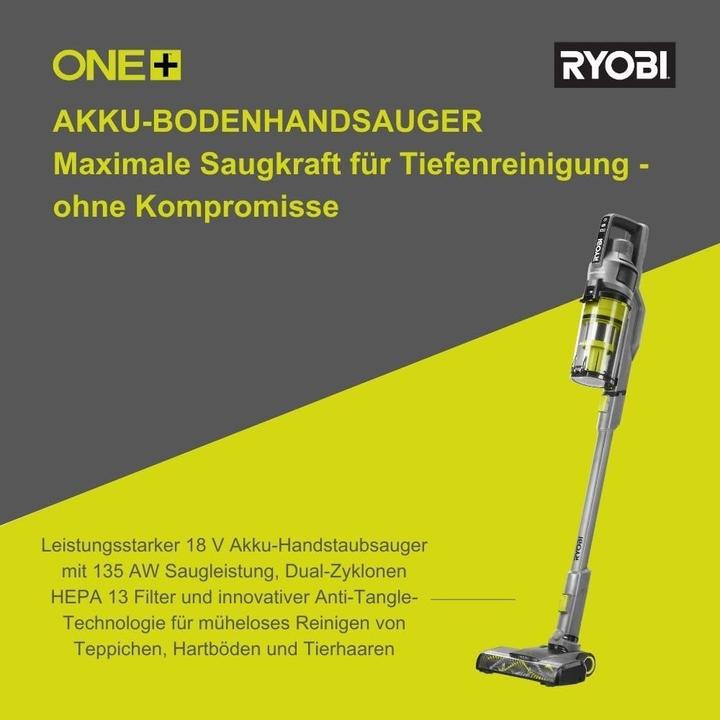 Produktbild Ryobi One+ støvsugersaet RSVS18BL-1C40G m/batteri & lader