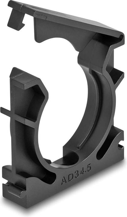 Image du produit Delock Support de gaine de câble 34.5 mm, 4 pièces, noir (Gaines pour câbles, 5.10 cm)