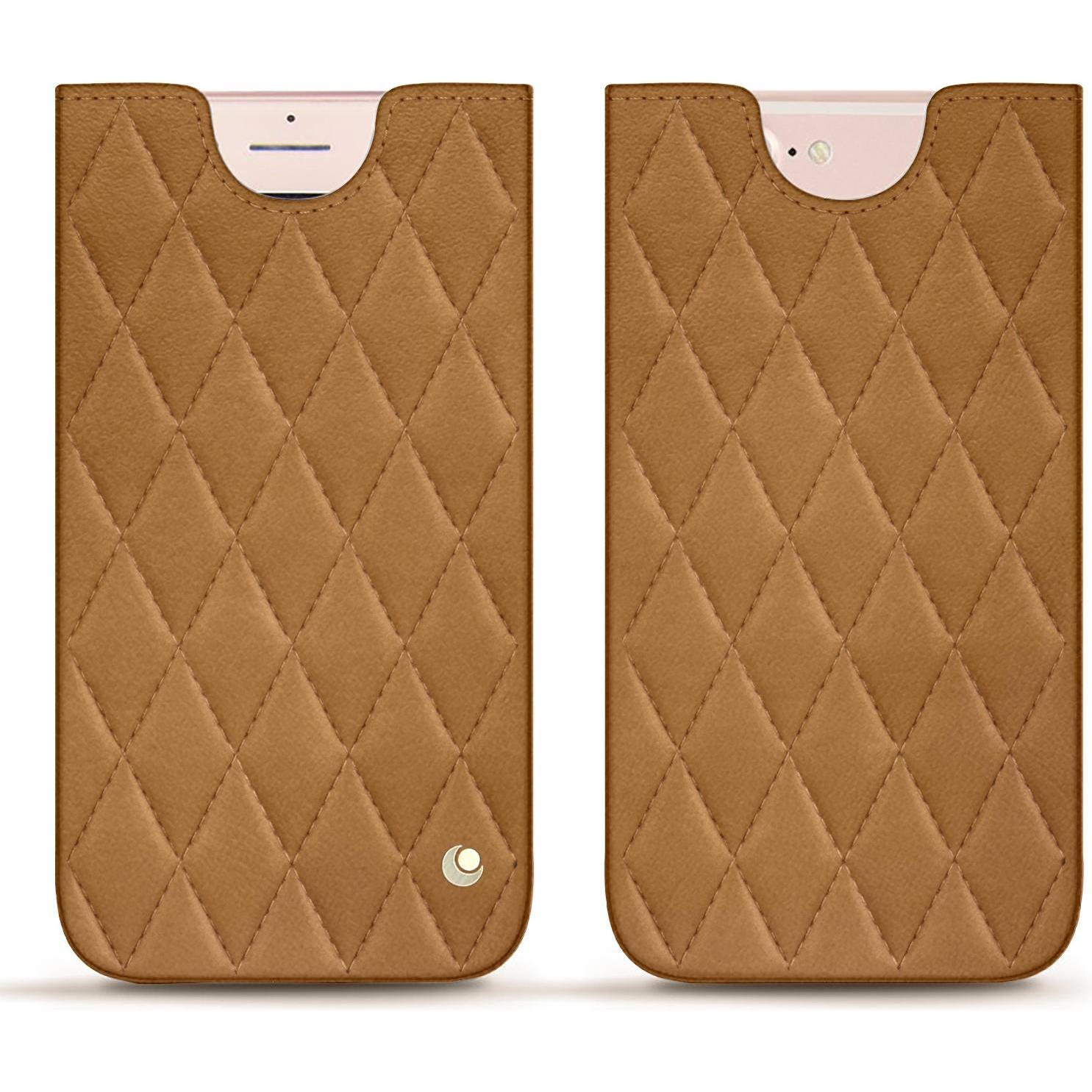 Thumbnail - Noreve Lederschutzhülle (Apple iPhone 7 Plus), Smartphone Hülle, Braun