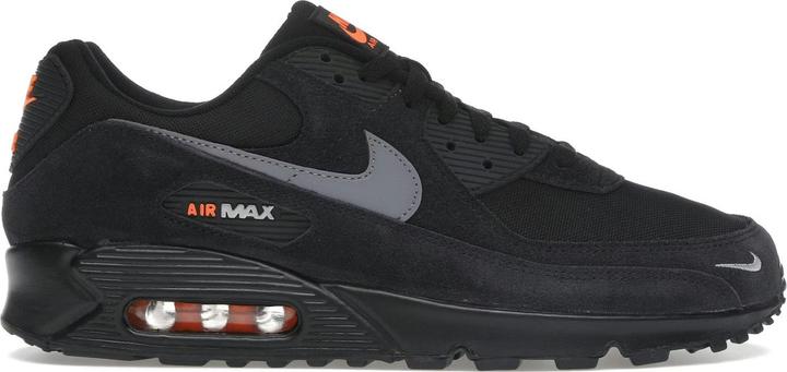 Image du produit Nike Air Max 90 Black Metallic Cool Grey Orange (42)