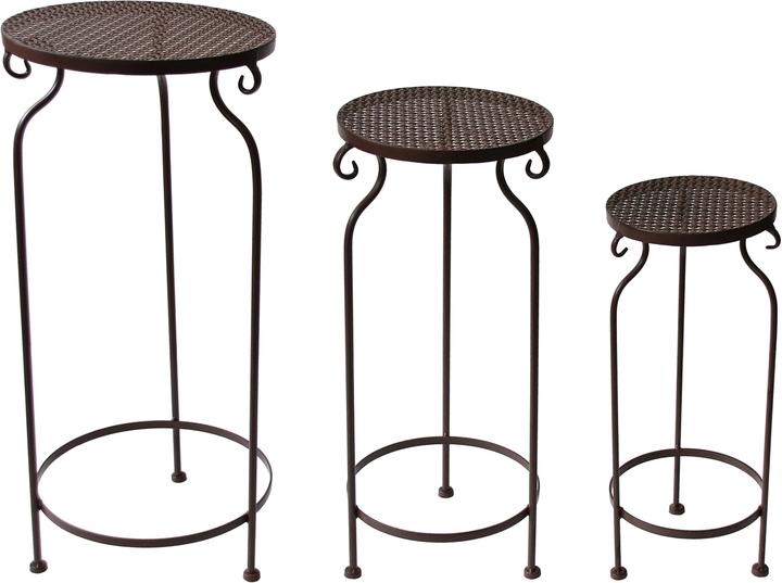 HTI-Living Blumentisch 3er-Set