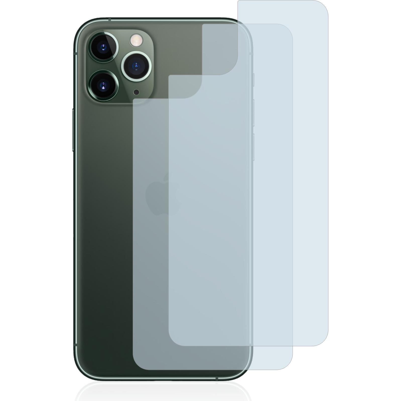 Thumbnail - BROTECT Entspiegelungs-Schutzfolie Displayschutz Matt (2 Stück, Apple iPhone 11 Pro Max), Smartphone Schutzfolie, Schwar...
