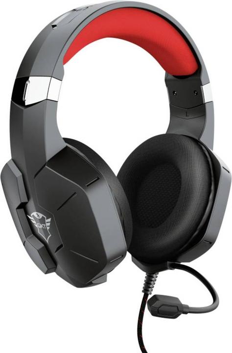 Actual product image Trust Headset GXT 323 Carus Red / Black (Cable)