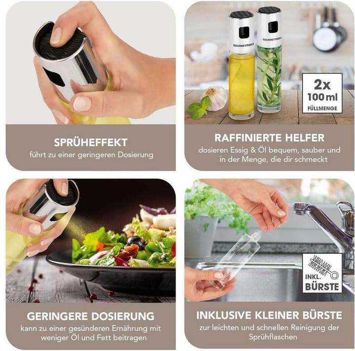 Immagine prodotto Gourmetmaxx Öl & Essig Spray 100 ml (100 ml)