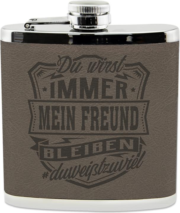 HTI-Living Echter Kerl Flachmann (125 ml)