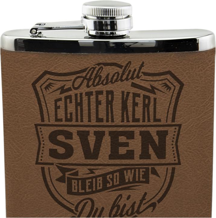 HTI-Living Echter Kerl Flachmann (125 ml)