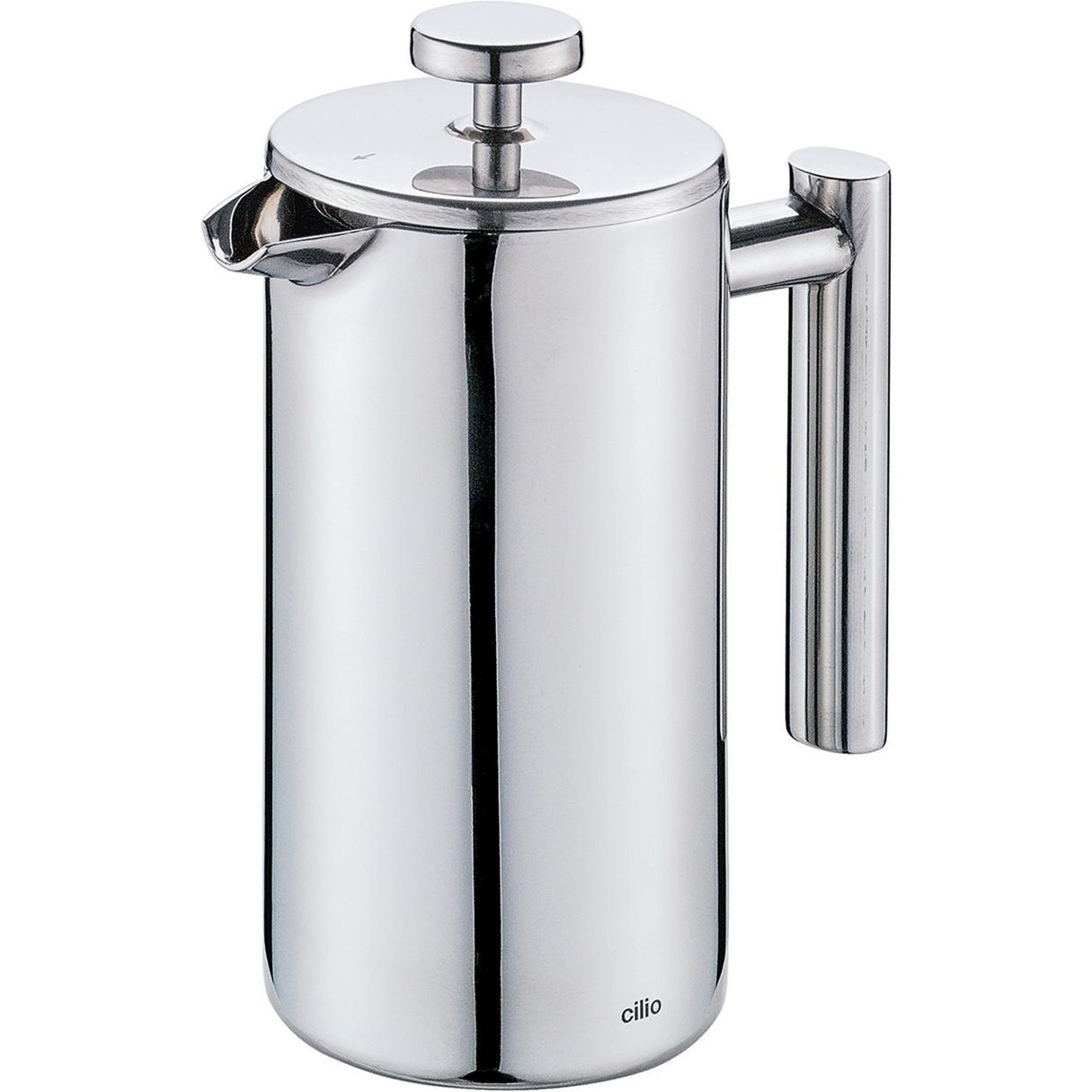 Cilio Kaffeebereiter, Kaffeebereiter, Silber