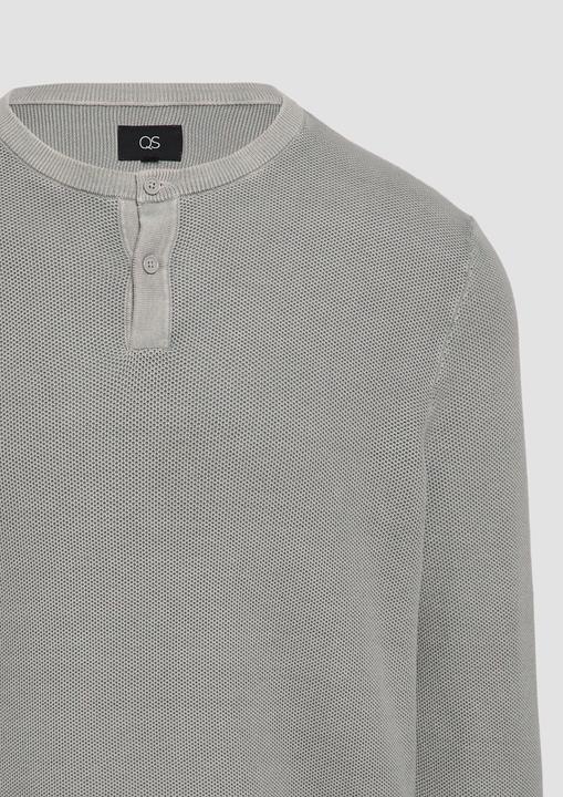 Image du produit s.Oliver Strickpullover Strickpullover mit Knopfleiste (XS)