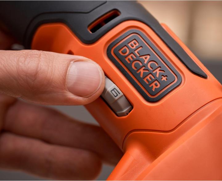 Actual product image Black & Decker 18 V multifunctional tool, 1A charger, 1x 2.0 Ah battery, 20 pcs accessories, kit box