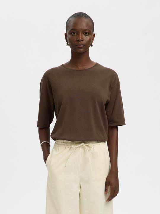 Immagine prodotto Selected Baumwoll Bluse mit 2/4 Ärmeln (L)