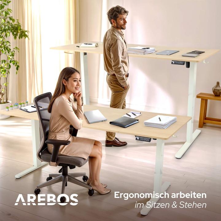 Actual product image Arebos Schreibtisch (160 x 80 x 72 cm)