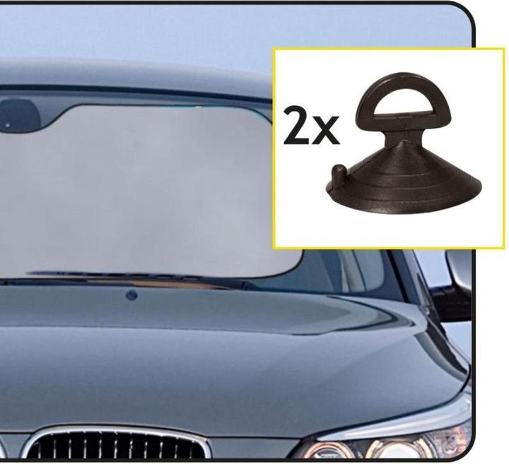 Actual product image Dunlop Sunshade Metalic/white 130x60c