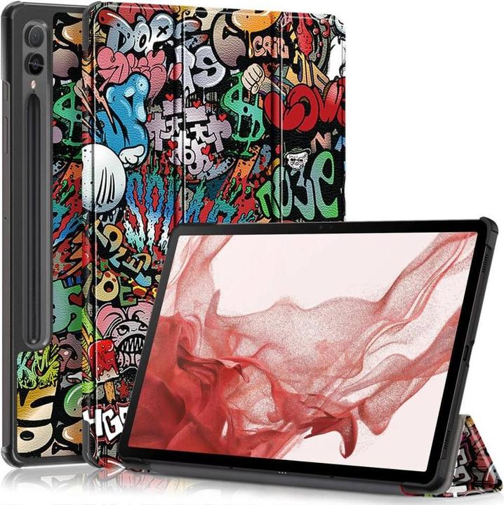 Cover-Discount Galaxy Tab S9+ - Tri-fold Smart Case Comics (Samsung Galaxy Tab S10+, Samsung Galaxy Tab S9+)