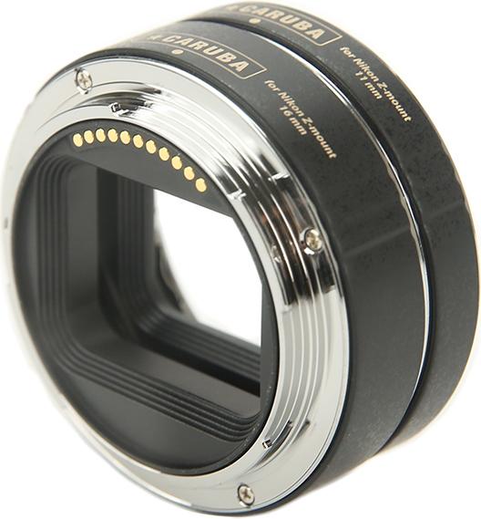 Caruba Extension Tube Set Nikon Chrom (Typ II) Z Mount (fÃ¼r Nikon Z mount Kameras) (Makro-Zwischenring, Nikon Z)