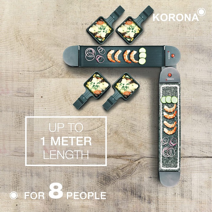 Productafbeelding Korona 4507 Raclette voor 8 personen, steen/aluminium