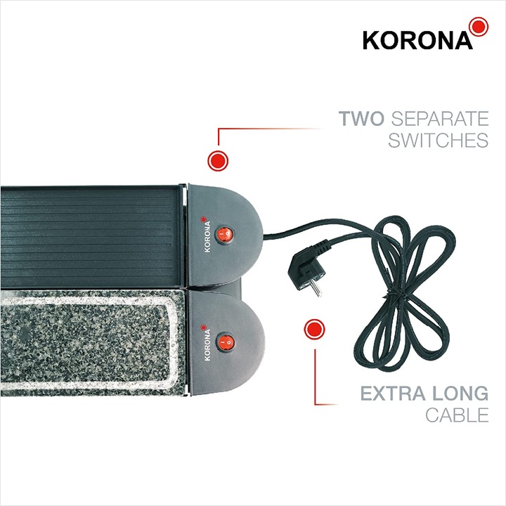 Productafbeelding Korona 4507 Raclette voor 8 personen, steen/aluminium