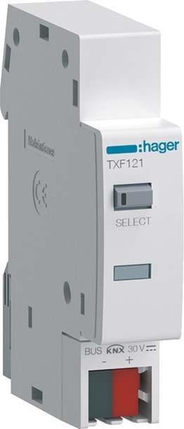 Actual product image Hager KNX interface TXF121