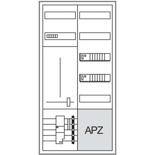 Thumbnail - Hager, Verteilerschrank Zubehör, Komplettschrank, univers Z ZB323T15W31
