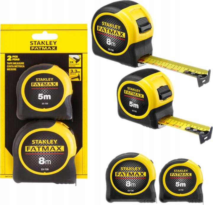 Produktbild Stanley ST. FALTMASS 5m + 8m FATMAX BLADEARMOR (5 m)