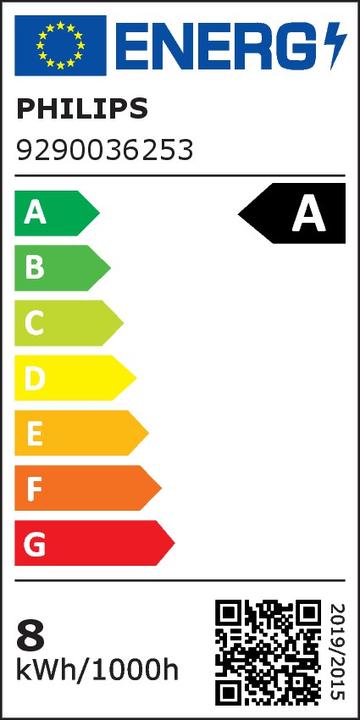 Energie-Label Philips Amber (E14, 3 W, 250 lm, 1 x, G)