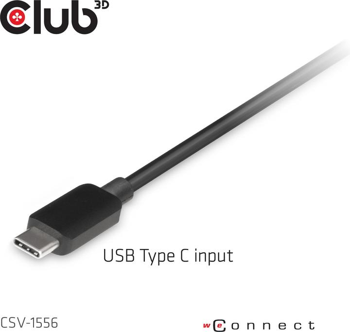 Produktbild Club 3D USB-C auf HDMI Hub (HDMI, 21 cm)