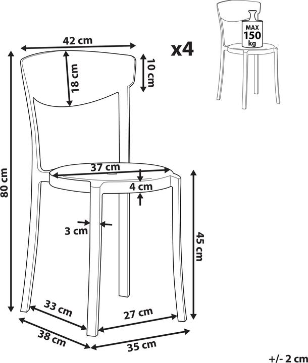 Produktbild Beliani Vieste