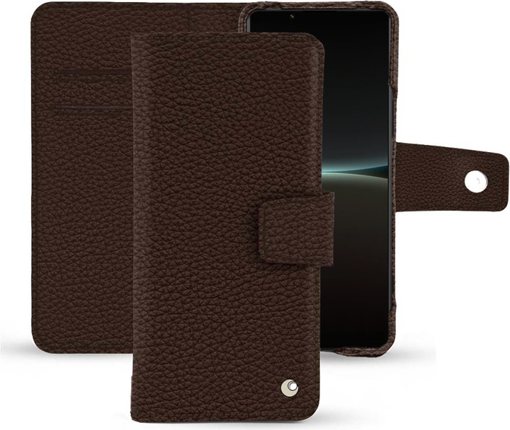 Actual product image Noreve Leather wallet with horizontal flap (Sony Xperia 5 IV)