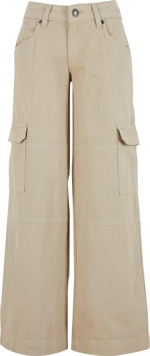 Actual product image Urban Classics Ladies Low Waist Cargo Denim (27)