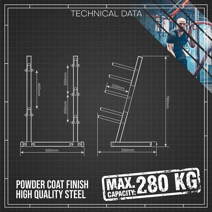 Actual product image K-Sport Weight stand up to 280 kg
