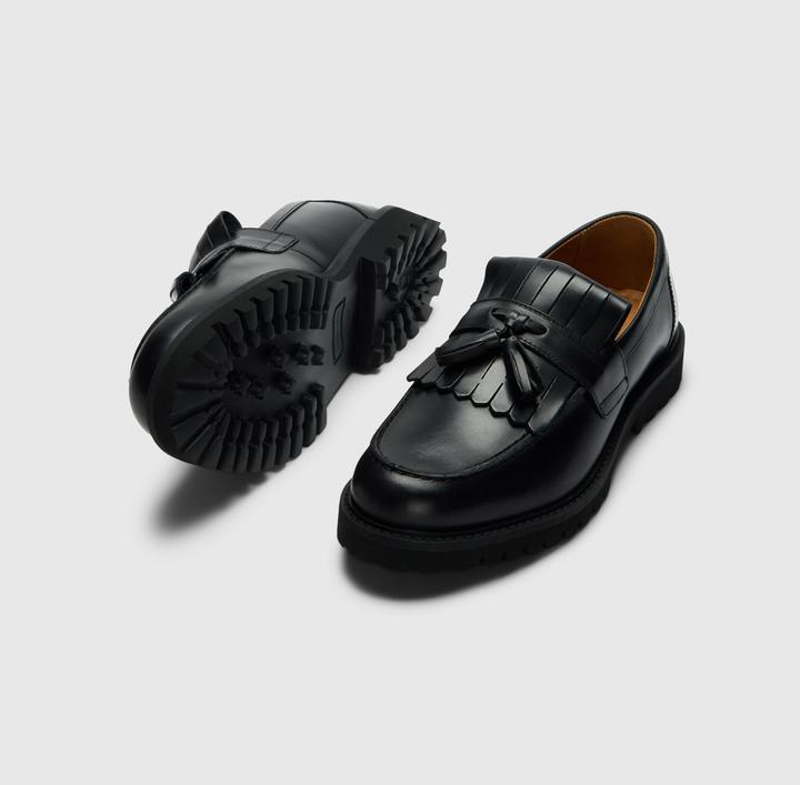 Image du produit Selected Homme Quasten-Detail Lederhalbschuhe (43)