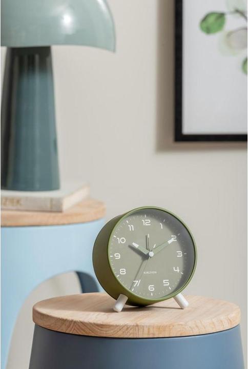 Produktbild Karlsson Klassischer Wecker Orgullo Army green, Funktionen: Alarm