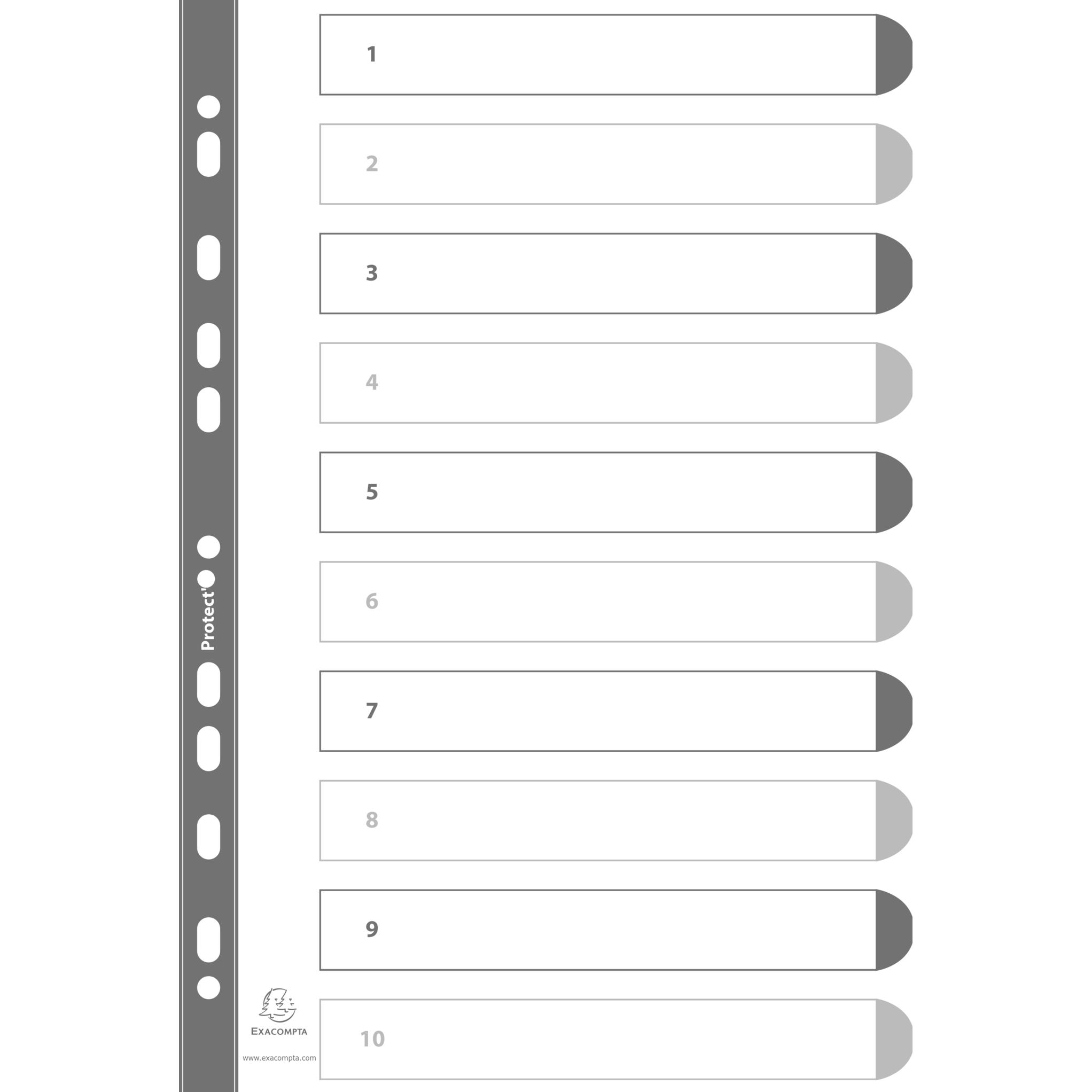 Exacompta, Ordner Zubehör, Register