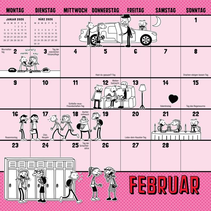 Produktbild Kinney:Gregs Kalender 2026