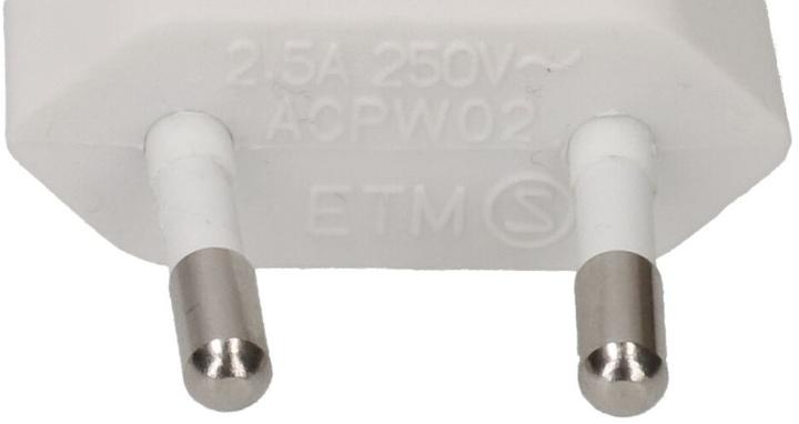 Actual product image Max Hauri TDLF mains cable H03VVH2-F2x0.75 type 26 with universal cord dimmer