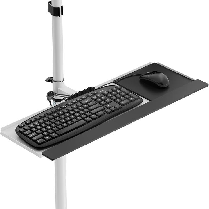 Image du produit Maclean professional stand trolley mobile computer workstation on wheels max 17 -32 max 20kg MC