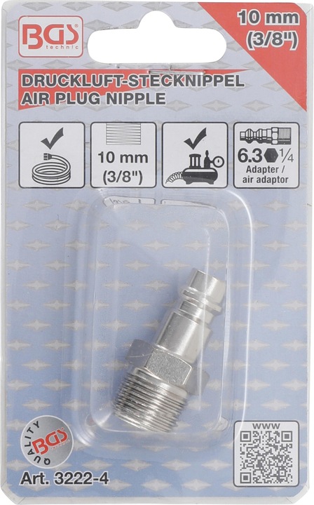 Produktbild BGS Druckluft-Stecknippel