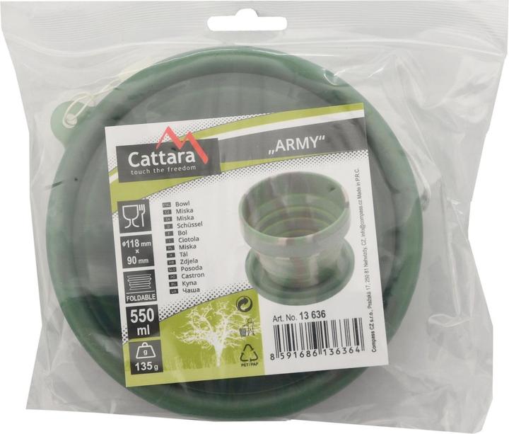 Produktbild Cattara Silikon-Faltnapf ARMY 950ml