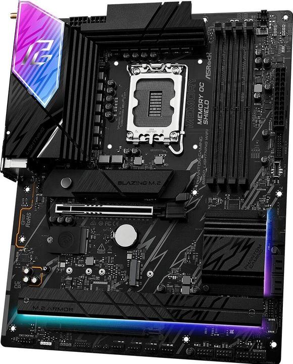 Productafbeelding AsRock B860 Lightning WiFi DDR5 S detailhandel (LGA 1851, Intel B860, ATX)