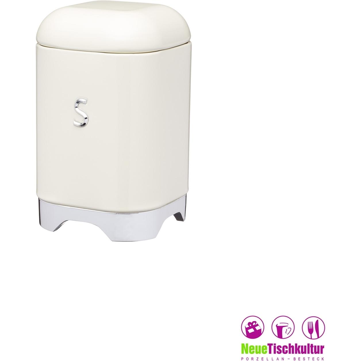 Thumbnail - neuetischkultur Vorratsdose Zucker, Metall, Vorratsbehälter, Beige