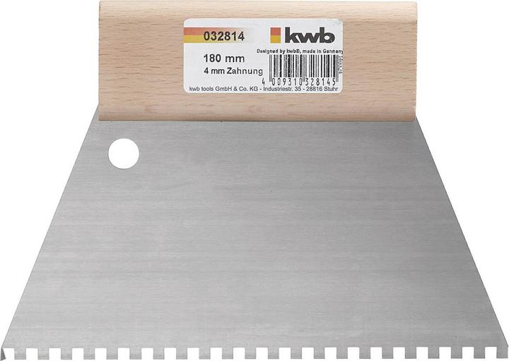 Produktbild kwb 032814 Zahnspachtel (12.80 cm)