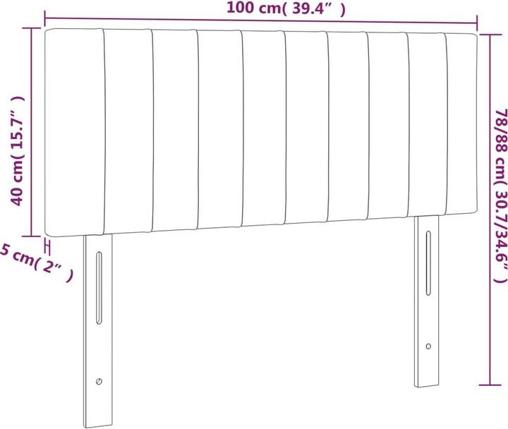 Immagine prodotto vidaXL Aldridge (100 x 5 x 128 cm)