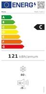 Etichetta energetica Miele FNUS 7140 C (Da incasso, 80 l)