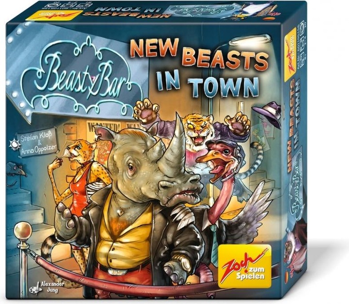 Produktbild Zoch ZOC05156 - Beasty Bar: New Beasts in Town, Kartenspiel, für 2-4 Spieler, ab 8 Jahren (Deutsch, Französisch, Italienisch, Englisch)