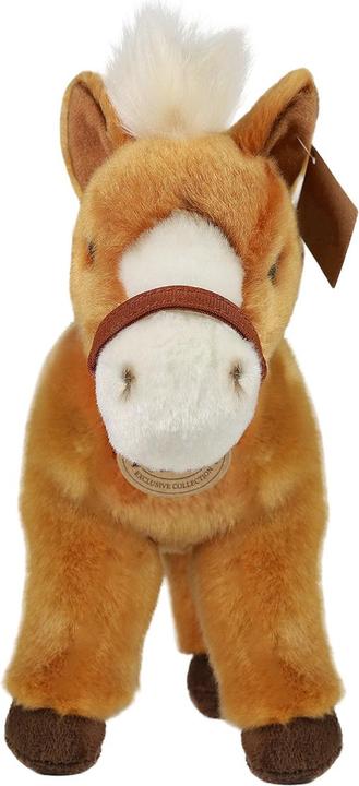 Immagine prodotto One for Fun Rappa Braunes Plüschpferd stehend 30 cm / UMWELTFREUNDLICH / ab 0 Monaten (30 cm)