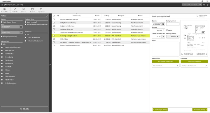 Produktbild Lexware QuickSteuer 2023 1 license(s) (1 User, 12 Monate)