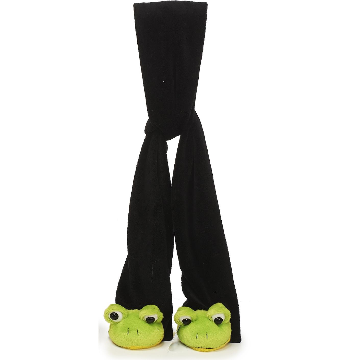 HTI-Living, Unisex, Schal, Schal aus Plüsch, Schwarz