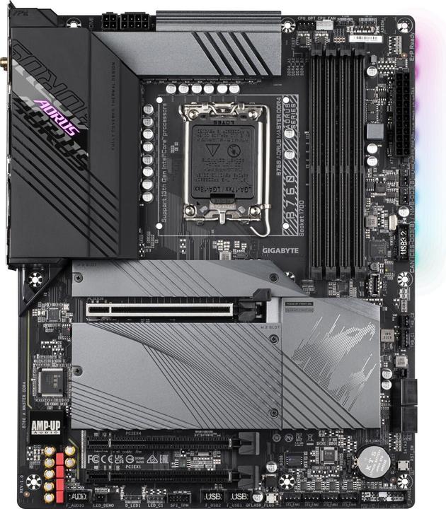 Actual product image Gigabyte MB GBT Intel 1700 B760 A MASTER DDR4 (LGA 1700, Intel B760 Express, ATX)