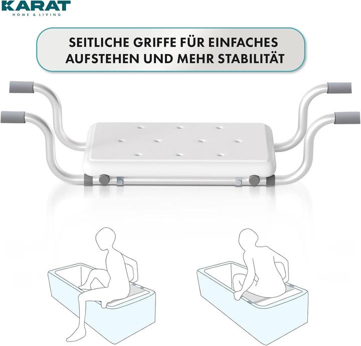 Produktbild Karat Badewannensitz Levi, verstellbar 78-86 cm (100 kg)